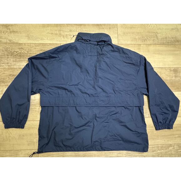 Hartwell ViaSport Islands of Adventure Hooded Windbreaker Jacket Navy Red XL - Picture 2 of 7